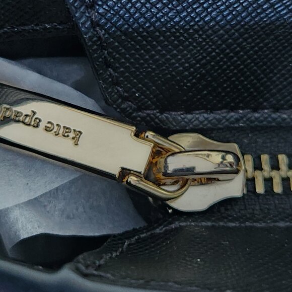 Kate Spade Glimmer Black Glitter Crossbody Bag Purse - Picture 13 of 15